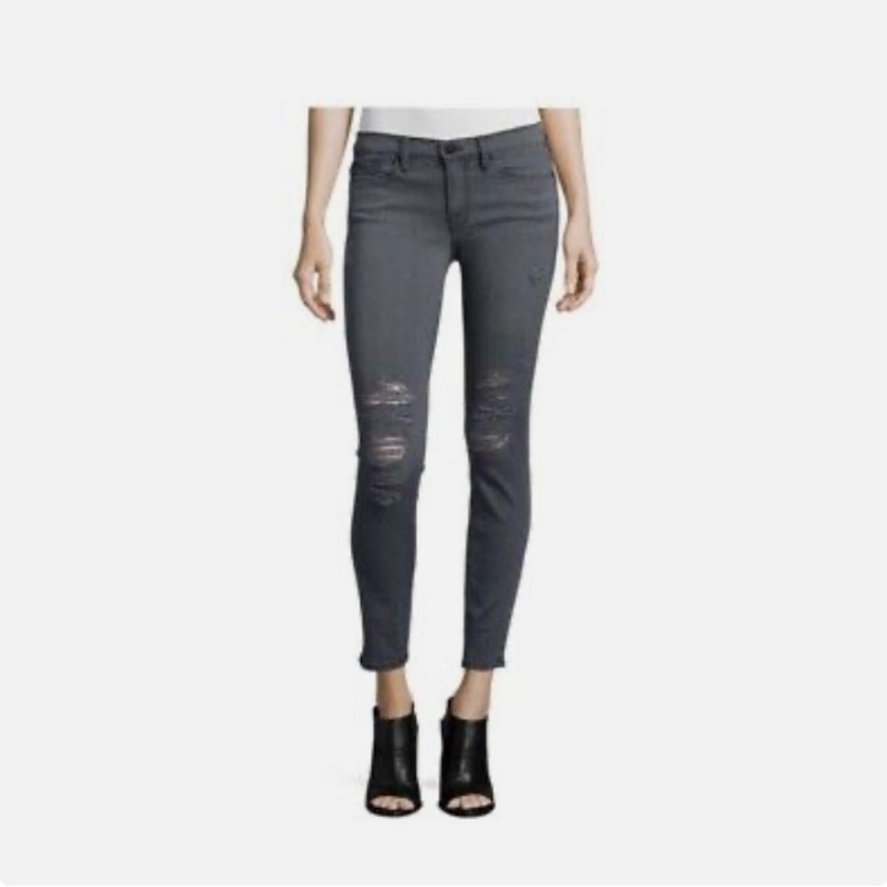 Frame Grey Distressed Jeans
